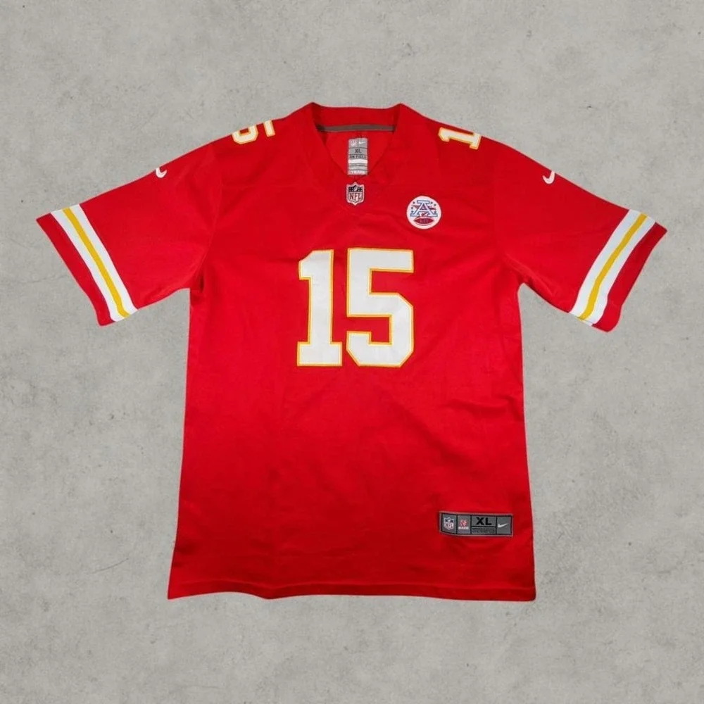 Kansas City Chiefs Jersey Mens XL Red Patrick Mahomes NFL On Field #15 Football